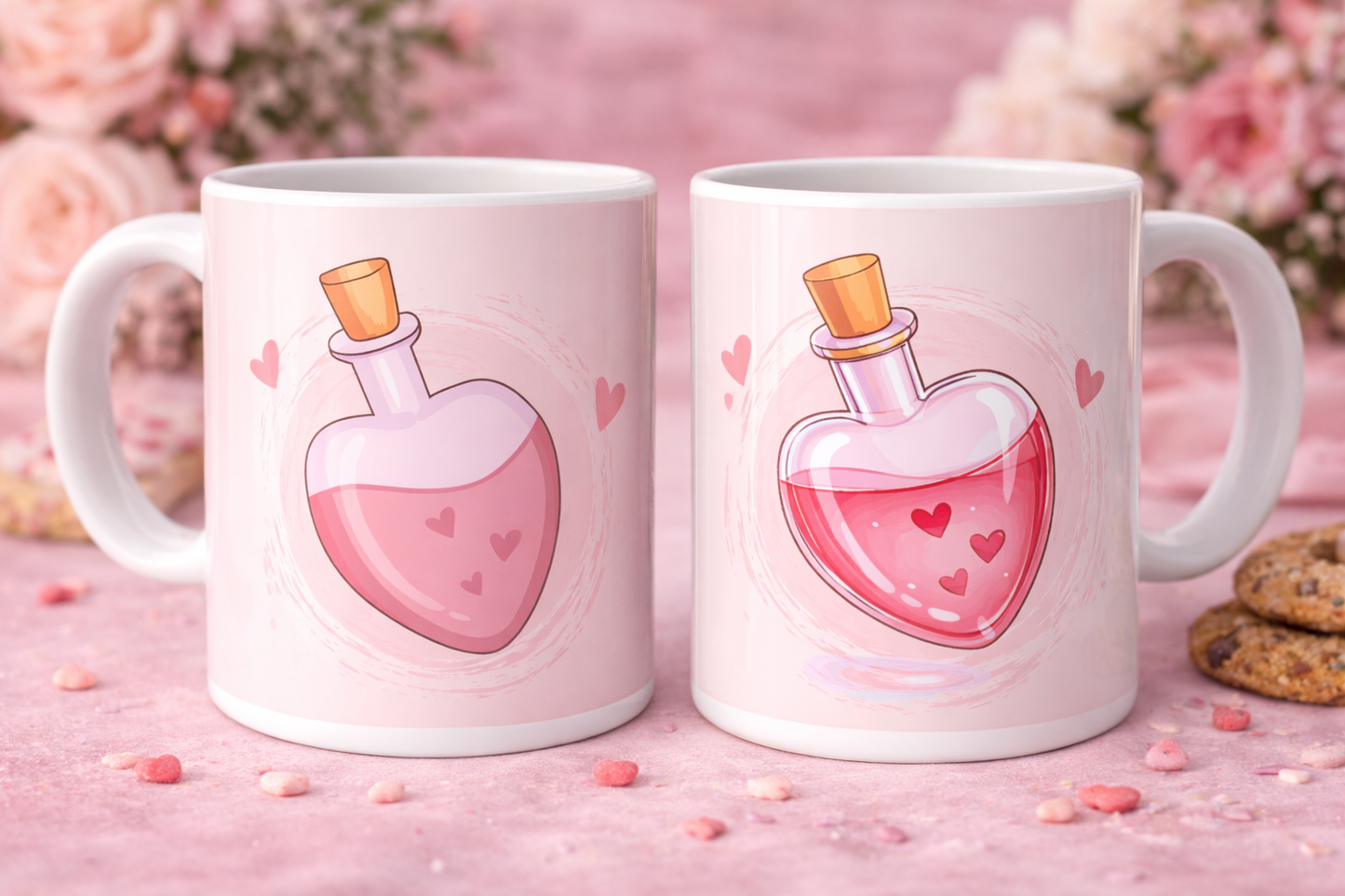 Caneca Love is All You Need Poção Rosa