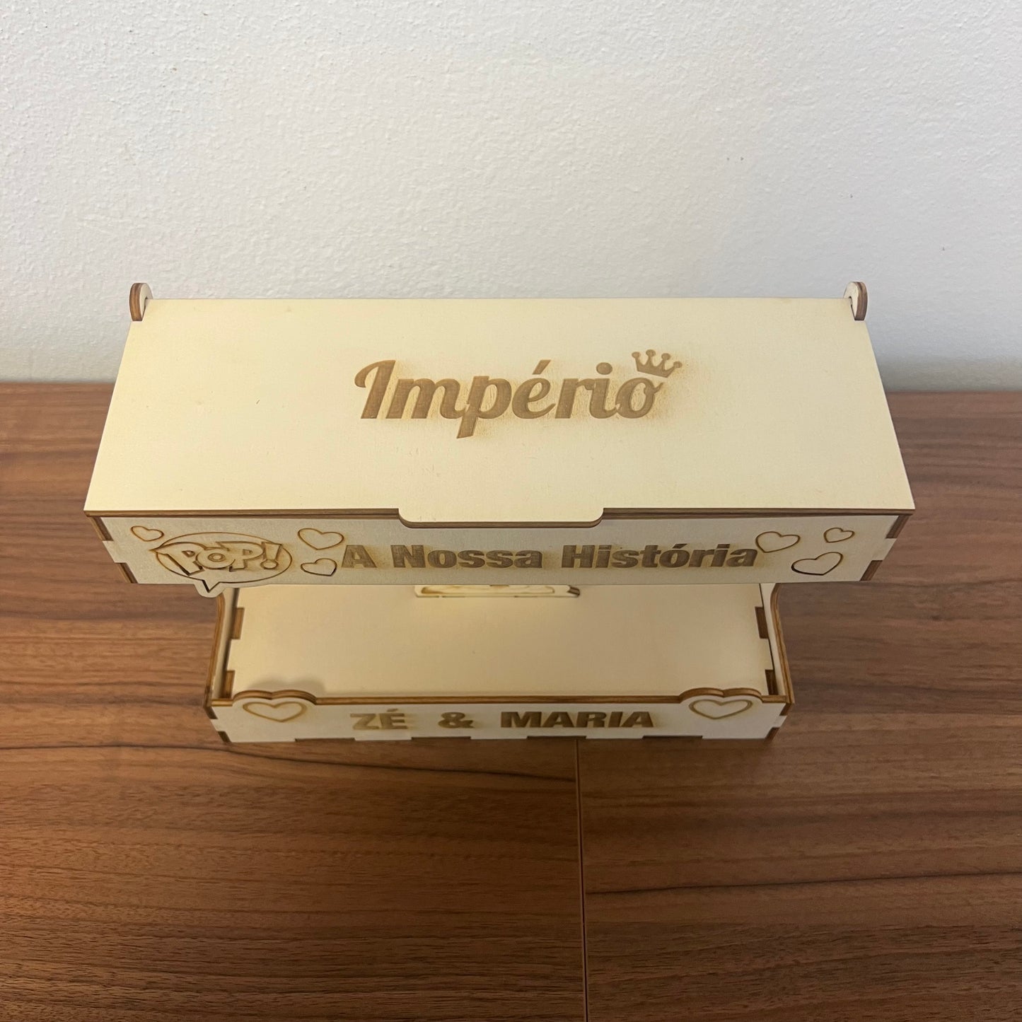 Caixa Madeira Personalizada Império Digital