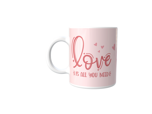 Caneca Love is All You Need Poção Rosa