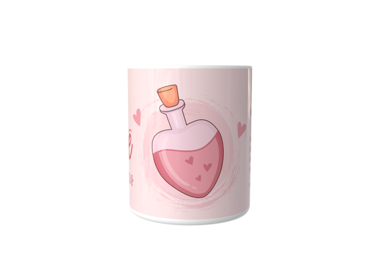 Caneca Love is All You Need Poção Rosa