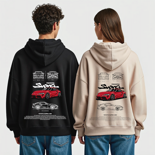 Sweatshirt Oversized Toyota Supra A90