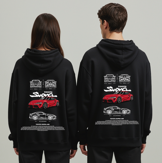 Sweatshirt Oversized Toyota Supra A90