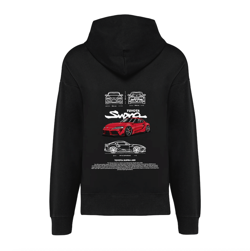 Sweatshirt Oversized Toyota Supra A90