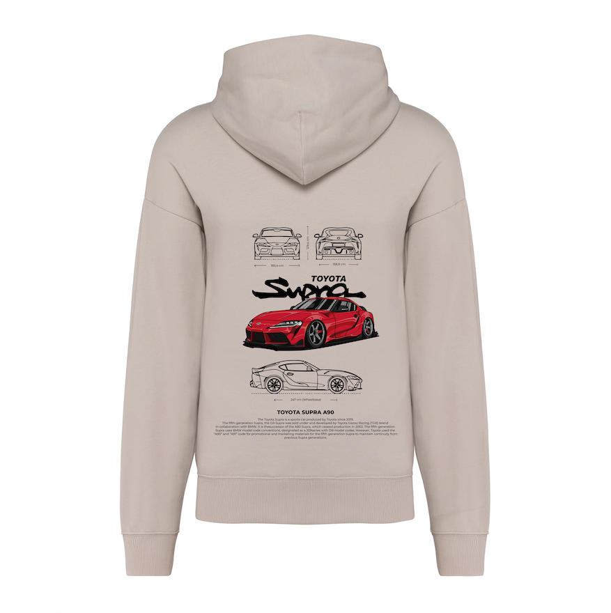 Sweatshirt Oversized Toyota Supra A90