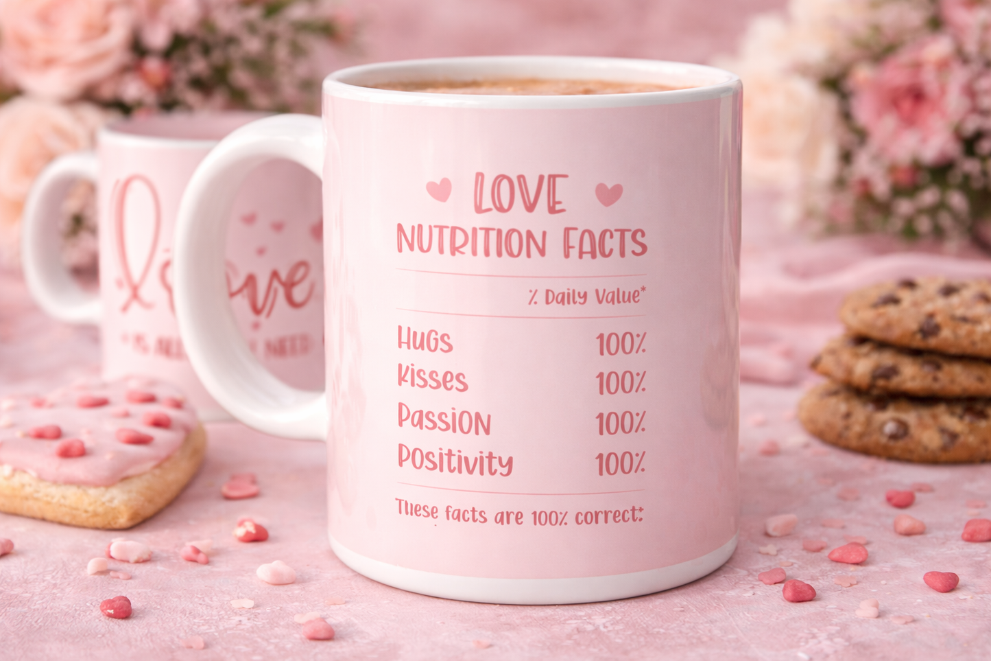 Caneca Love is All You Need Poção Rosa