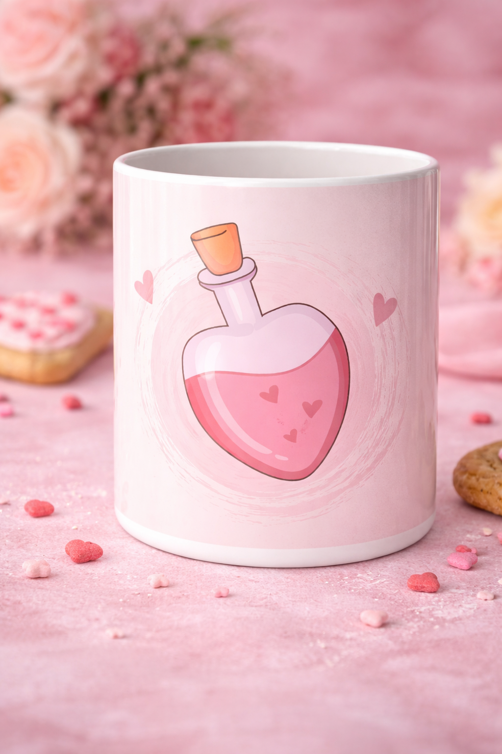 Caneca Love is All You Need Poção Rosa