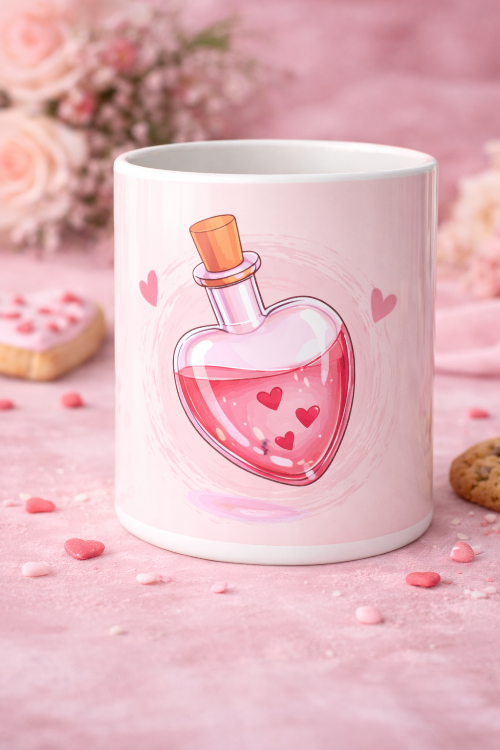 Caneca Love is All You Need Poção Rosa