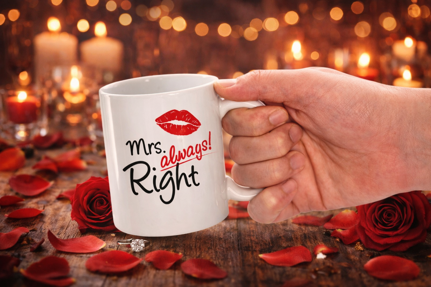 Caneca de Cerâmica Mrs Always Right