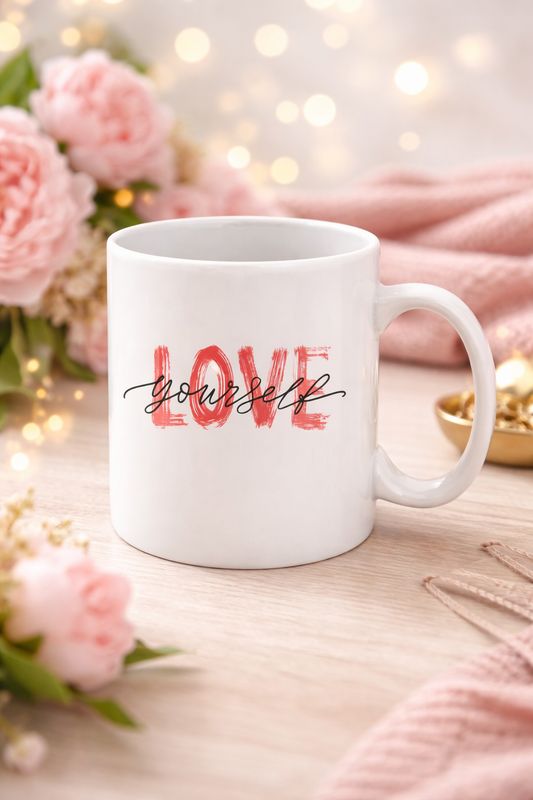 Caneca Design Love yourself