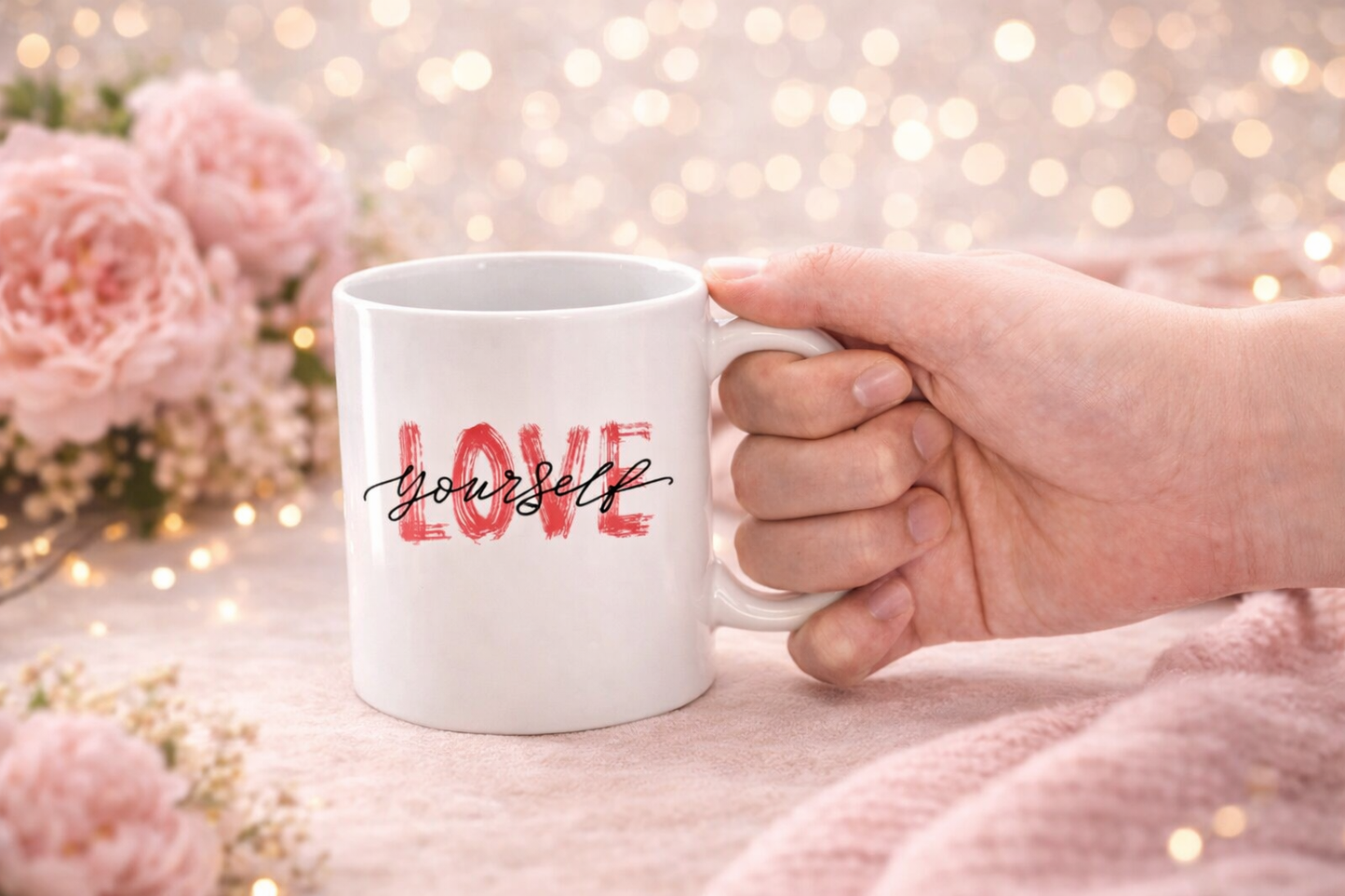 Caneca Design Love yourself