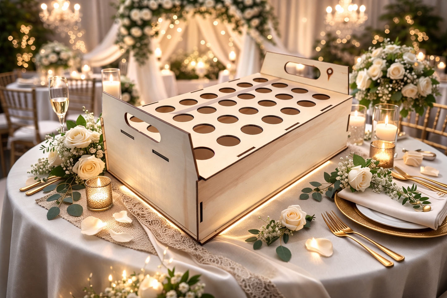 Suporte para cone de arroz de casamento - DOWNLOAD DIGITAL