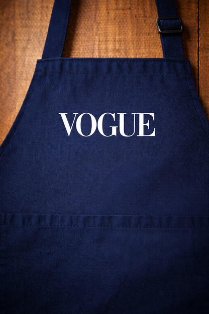 Personalised blue apron, apron with 2 pockets, personalised serving apron, Mother’s Day gift, unisex apron, gift for her, Blue apron with your message
