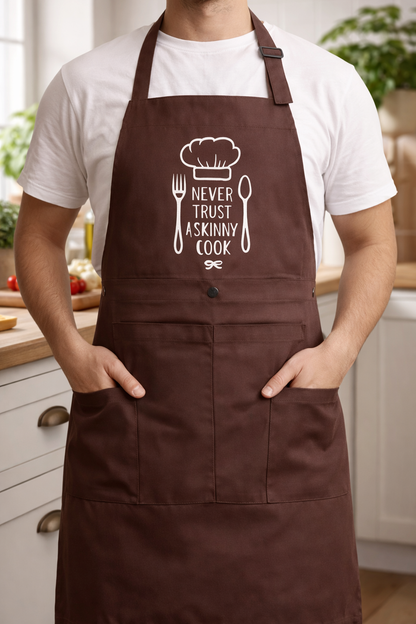 Personalised apron with illustration, apron with 2 pockets, personalised serving apron, adjustable apron, Father’s Day gift, unisex apron, gift for her