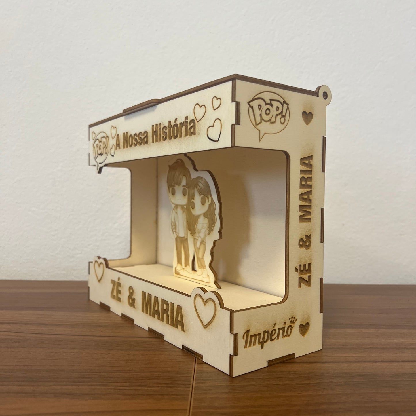 Caixa Madeira Personalizada Império Digital