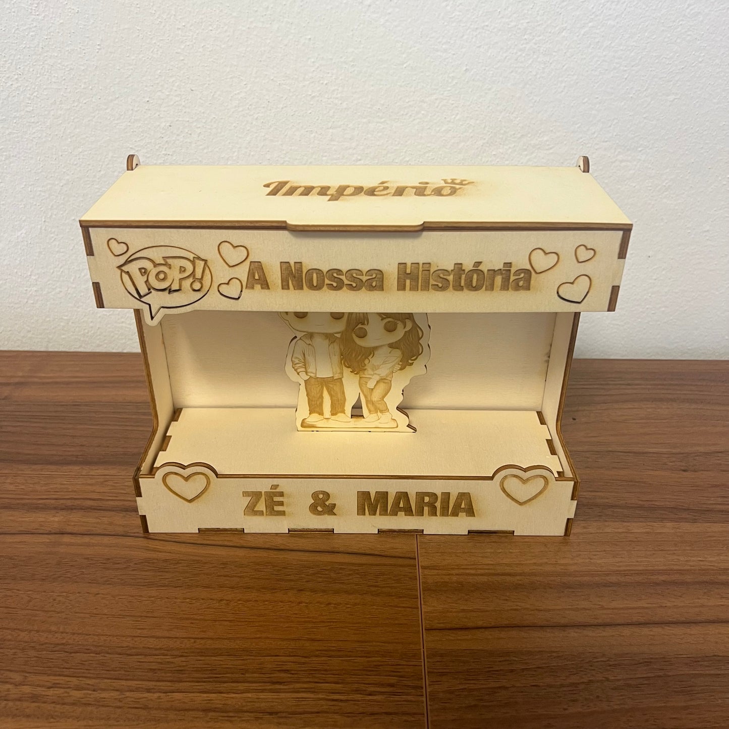 Caixa Madeira Personalizada Império Digital