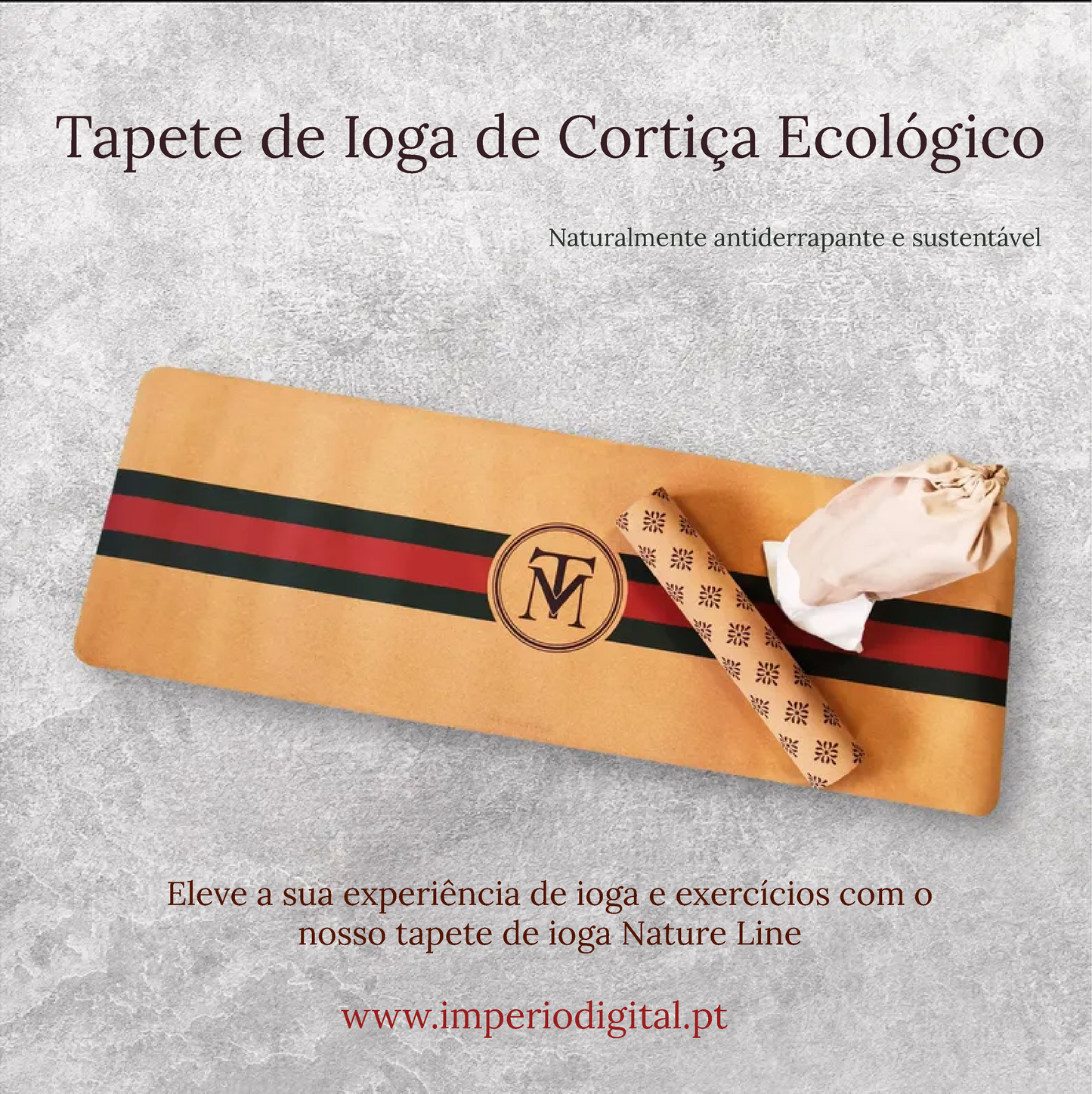 Tapete de ioga em cortiça ecológico – naturalmente antiderrapante e sustentável