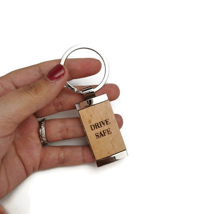 Personalised wooden key holder