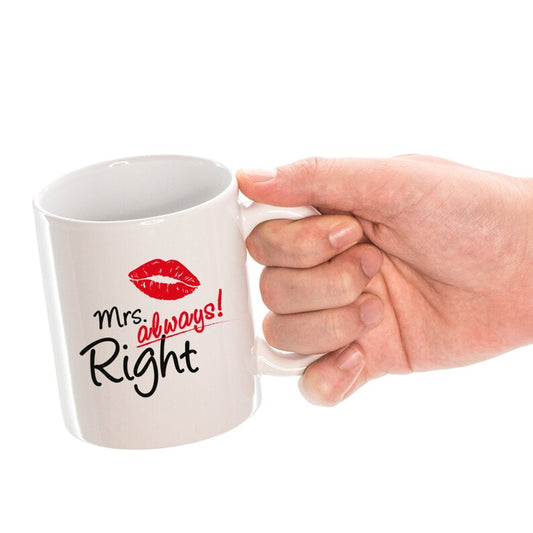 Caneca de Cerâmica Mrs Always Right