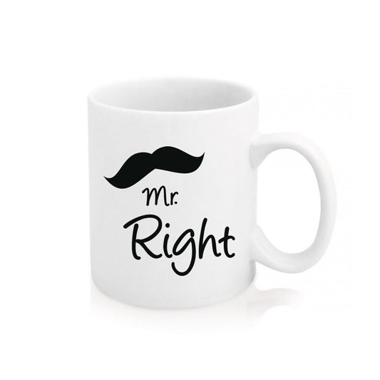Caneca de Cerâmica Mrs Right