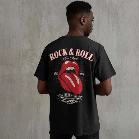 Rock and Roll Oversize TShirt, Unisex Oversized Shirt, T-Shirt Gift