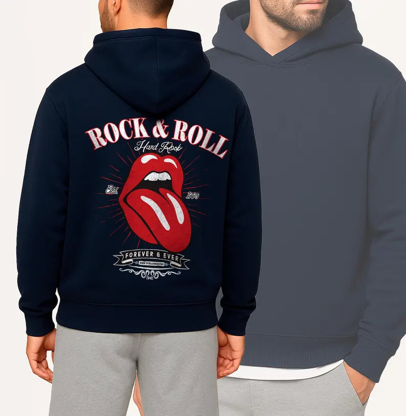 Rebel Rock Oversize Sweater, Oversized Hoodie, Music Hood Gift