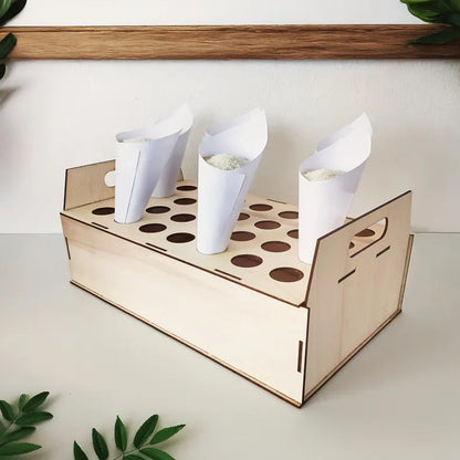 Wedding rice cone holder - DIGITAL DOWNLOAD