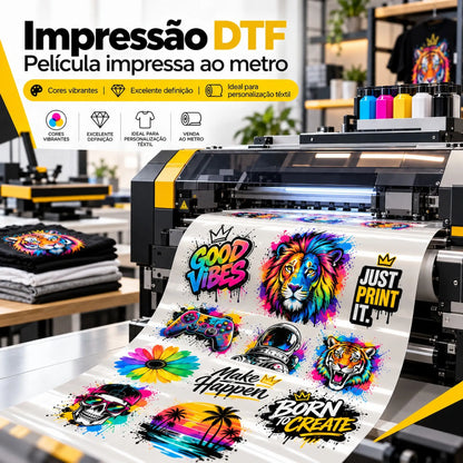 DTF ao Metro – Impressão para Personalização Têxtil