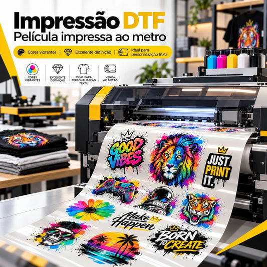 DTF ao Metro – Impressão para Personalização Têxtil